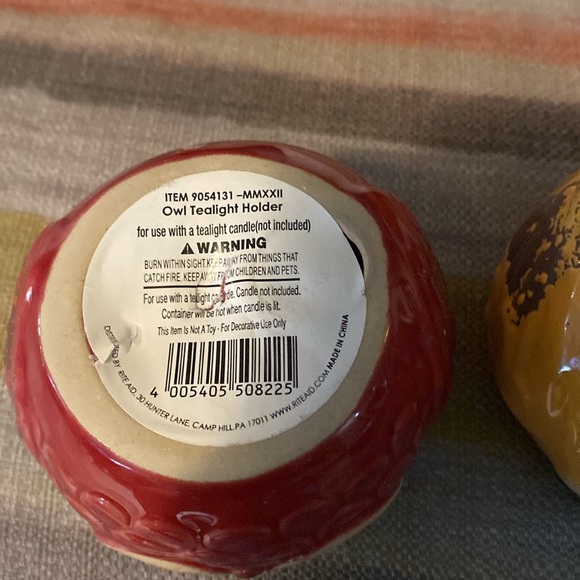 3 Wise Owls “ Tea Light” Holders - NWT - Picture 6 of 10